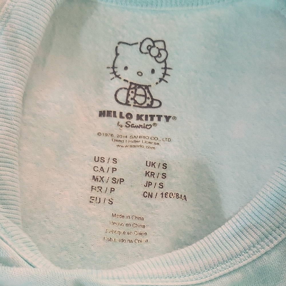 Hello Kitty Blue Sweatshirt with Classic Design - Picture 4 of 4